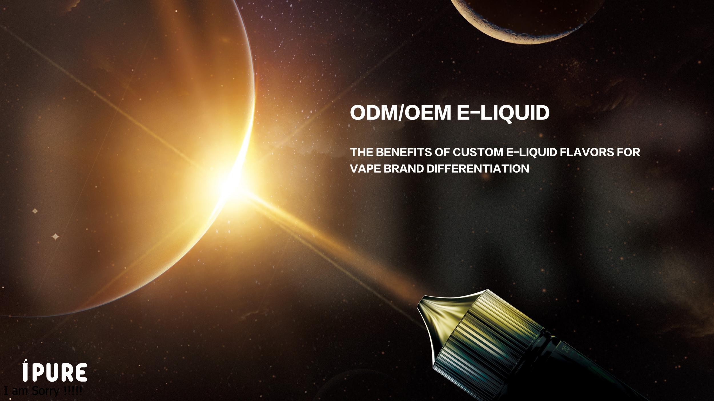 ​The Benefits of Custom E Liquid Flavors for Vape Brand Differentiation